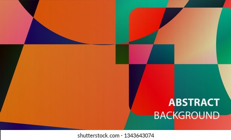 modern geometric abstract background - Vector