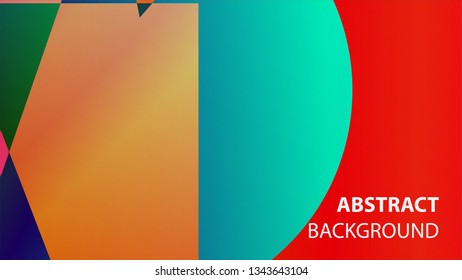 modern geometric abstract background - Vector