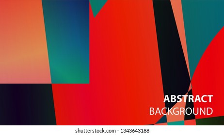 modern geometric abstract background - Vector