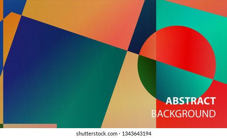 modern geometric abstract background - Vector