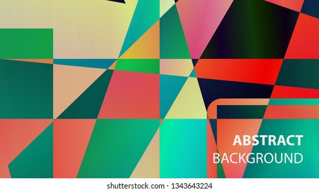 modern geometric abstract background - Vector