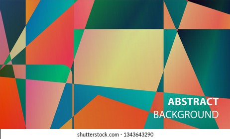 modern geometric abstract background - Vector
