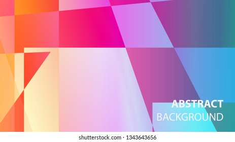 modern geometric abstract background - Vector