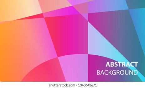 modern geometric abstract background - Vector
