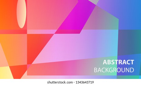 modern geometric abstract background - Vector