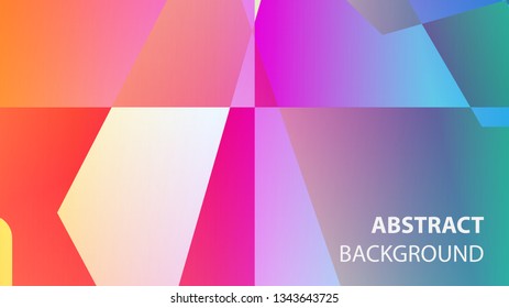 modern geometric abstract background - Vector