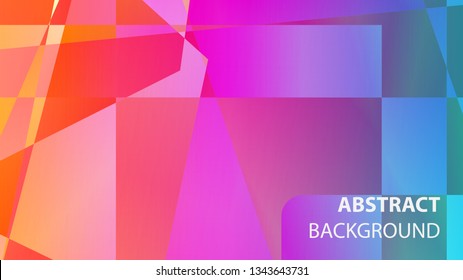 modern geometric abstract background - Vector