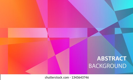 modern geometric abstract background - Vector
