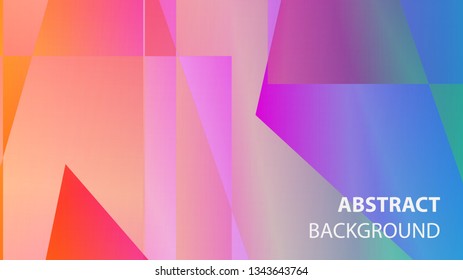 modern geometric abstract background - Vector