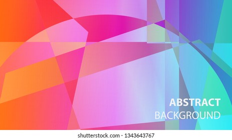 modern geometric abstract background - Vector