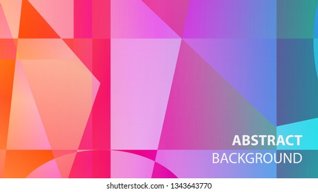 modern geometric abstract background - Vector