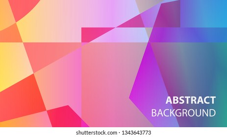 modern geometric abstract background - Vector