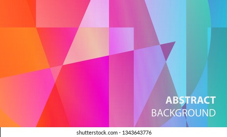 modern geometric abstract background - Vector
