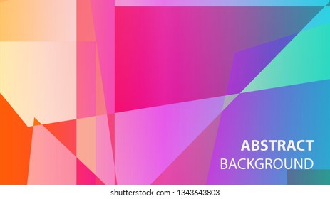 modern geometric abstract background - Vector