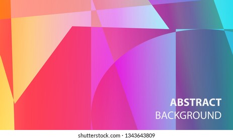 modern geometric abstract background - Vector