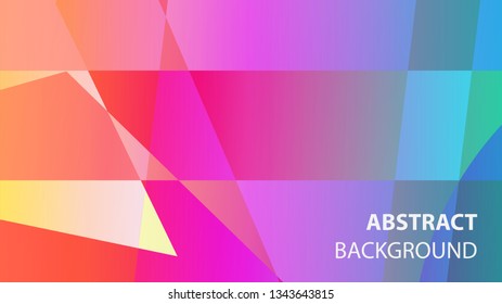 modern geometric abstract background - Vector