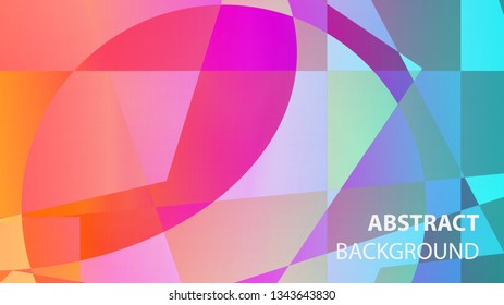 modern geometric abstract background - Vector