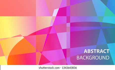 modern geometric abstract background - Vector