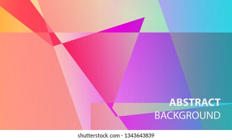 modern geometric abstract background - Vector