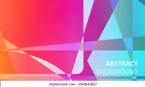 modern geometric abstract background - Vector