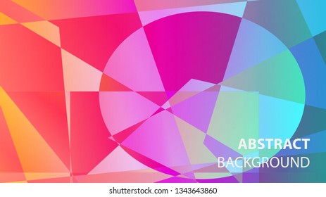 modern geometric abstract background - Vector
