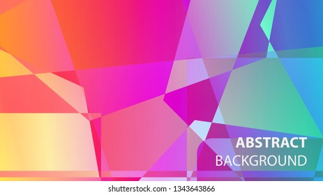 modern geometric abstract background - Vector