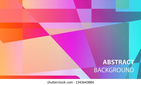 modern geometric abstract background - Vector