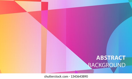 modern geometric abstract background - Vector