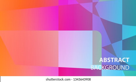 modern geometric abstract background - Vector