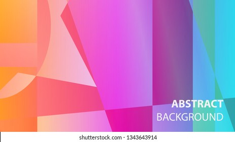 modern geometric abstract background - Vector