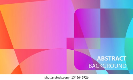 modern geometric abstract background - Vector