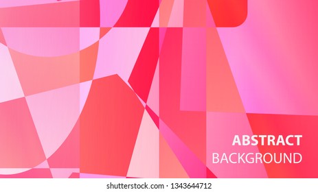 modern geometric abstract background - Vector