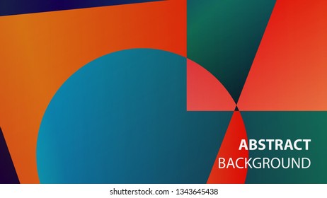 modern geometric abstract background - Vector