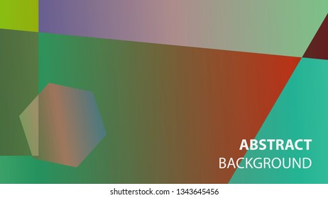 modern geometric abstract background - Vector