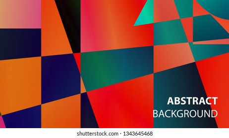 modern geometric abstract background - Vector