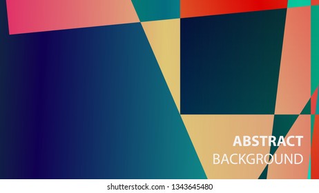 modern geometric abstract background - Vector