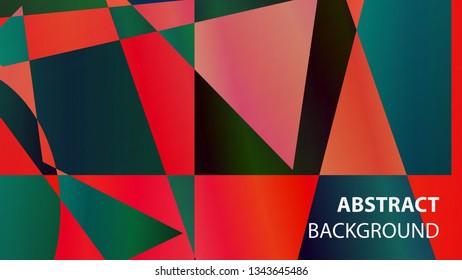 modern geometric abstract background - Vector
