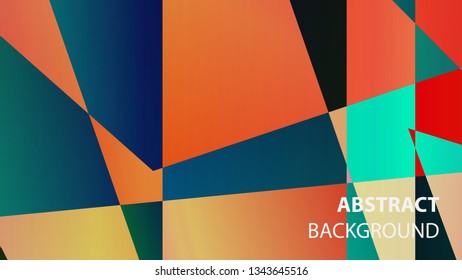 modern geometric abstract background - Vector