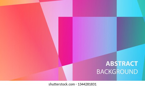 modern geometric abstract background - Vector