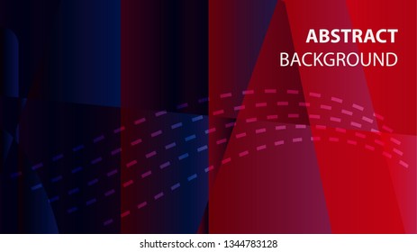 modern geometric abstract background - Vector