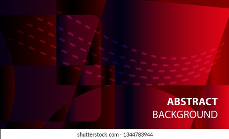 modern geometric abstract background - Vector