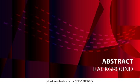 modern geometric abstract background - Vector
