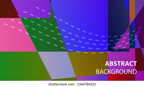 modern geometric abstract background - Vector