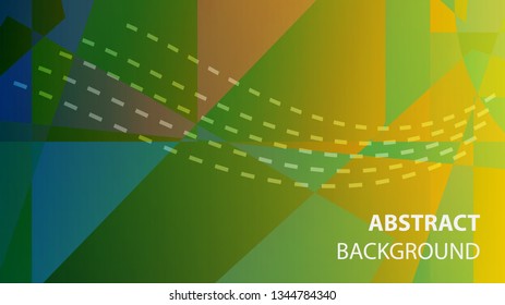 modern geometric abstract background - Vector