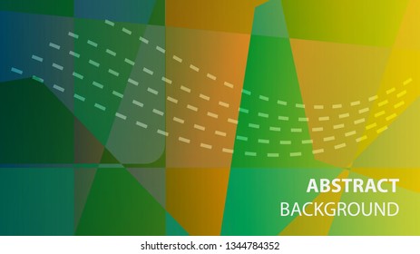 modern geometric abstract background - Vector