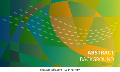 modern geometric abstract background - Vector