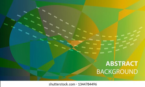 modern geometric abstract background - Vector
