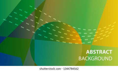 modern geometric abstract background - Vector