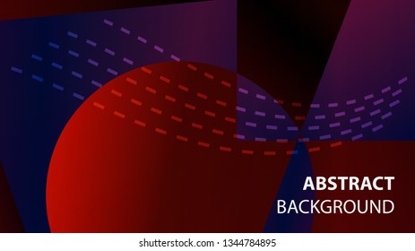 modern geometric abstract background - Vector