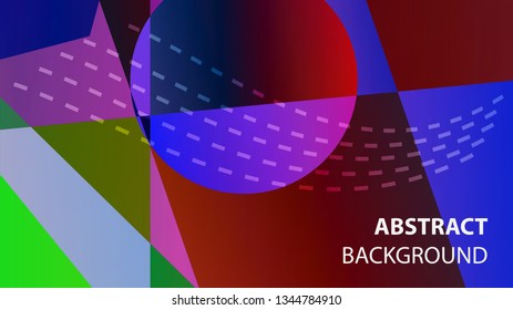 modern geometric abstract background - Vector